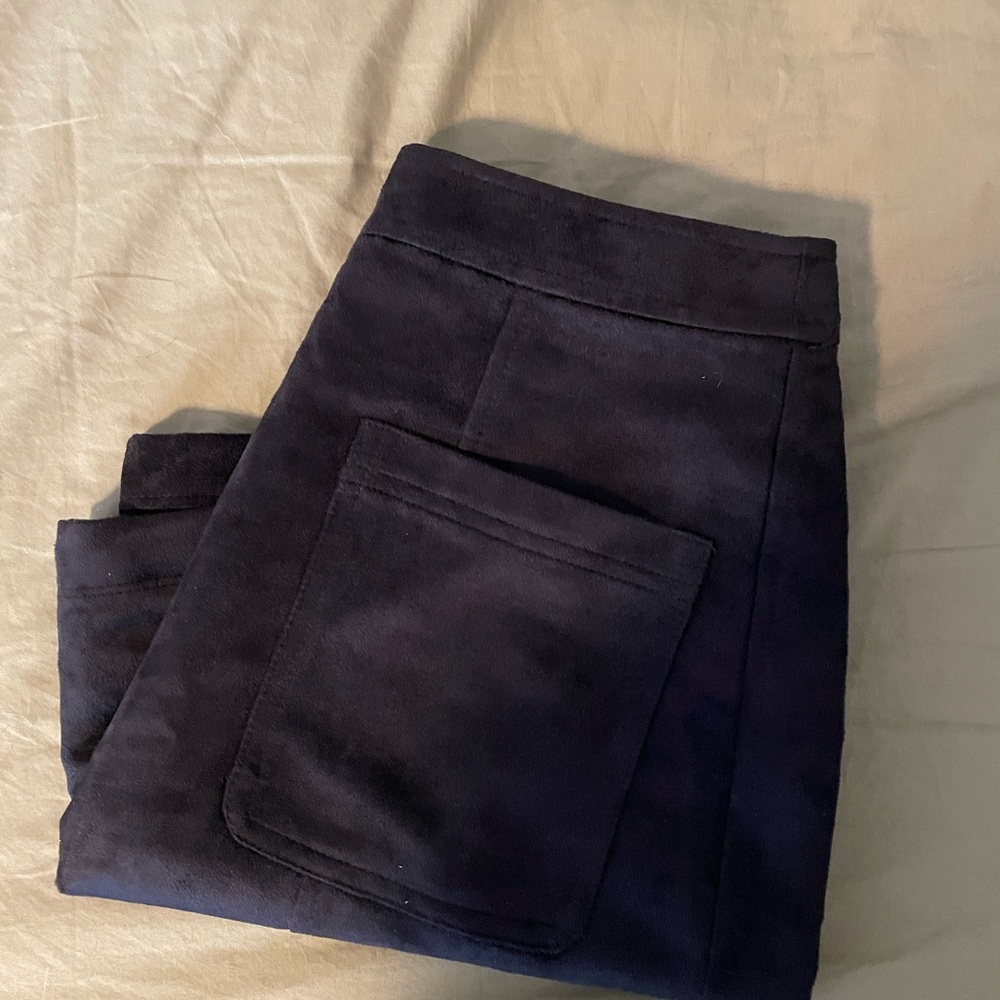 Faux Suede Skirt